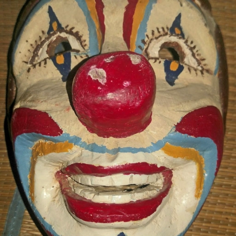 Hand Carved Mask From Ecuador